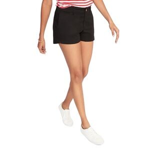Old Navy Women’s Solid Black Summer Bermuda Shorts Size 16